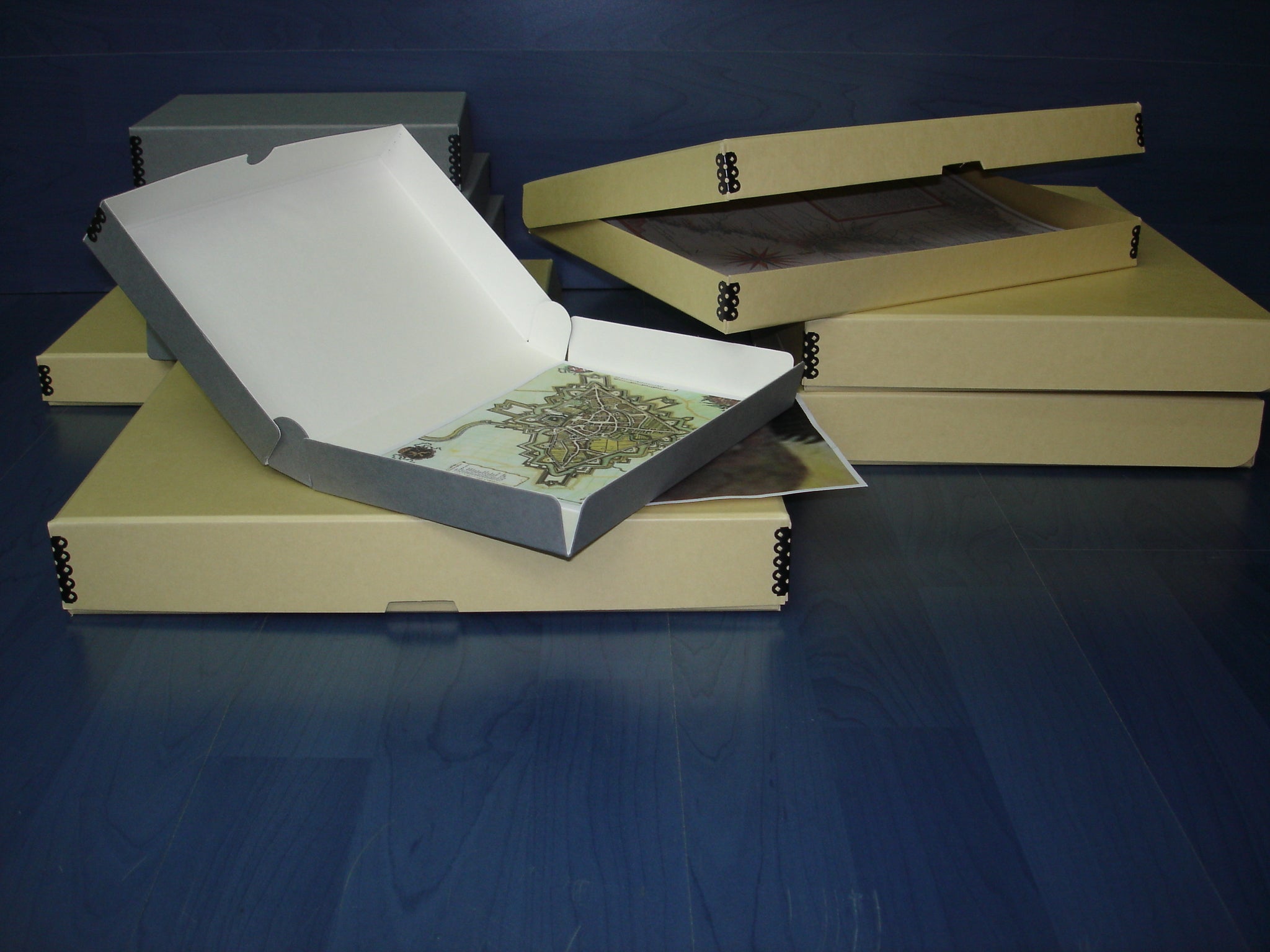 Cajas planas tapa junta