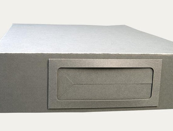 Porta etiquetes gris
