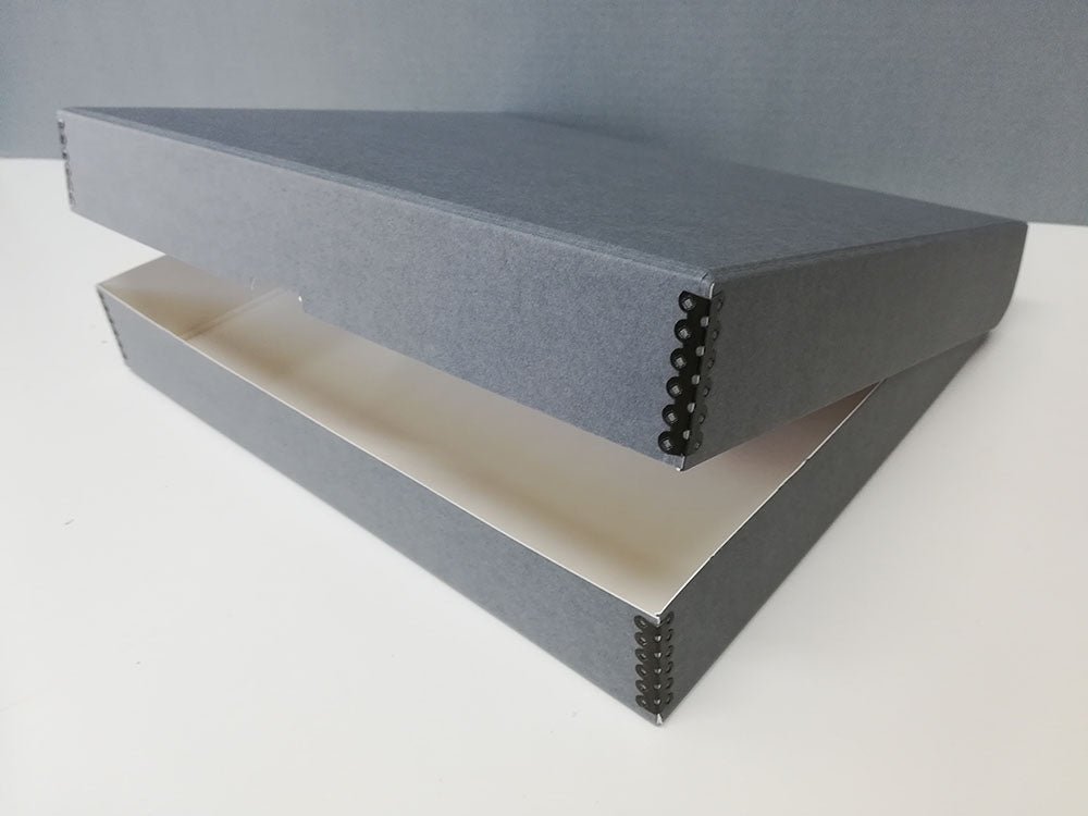 Flat boxes with cardboard lid and seal, DUO preservation