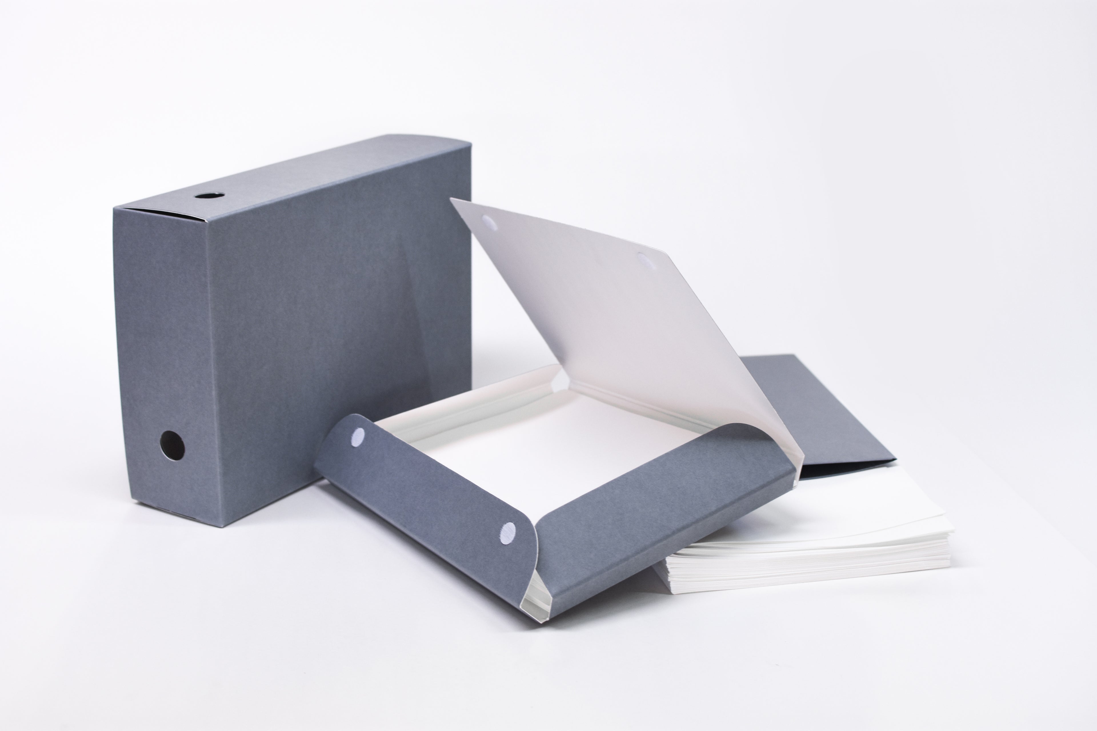 Carpetes documents amb velcro per a arxivadors de cartró conservació DUO